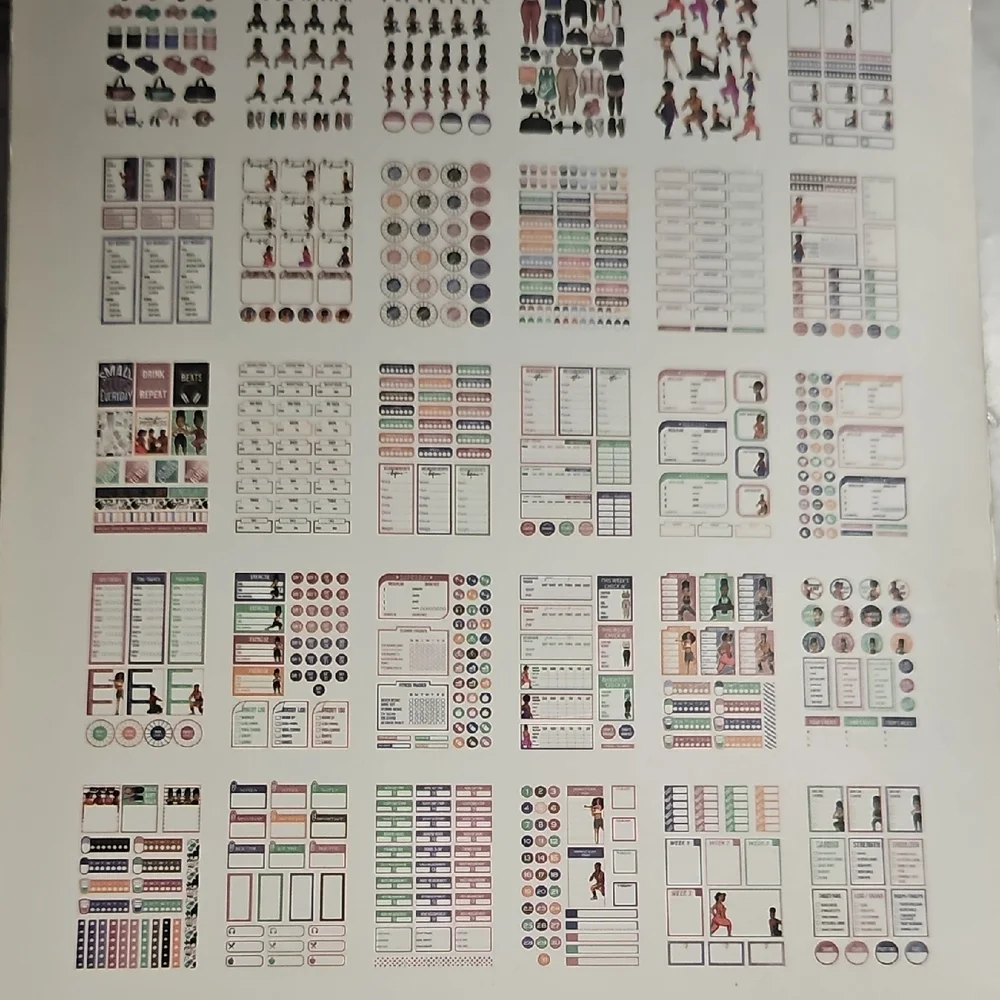 Goldmine and Coco Workout Stickerbook NIP